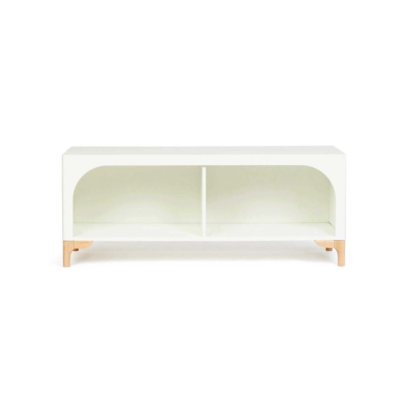 milton and goose archie wood cubby bench