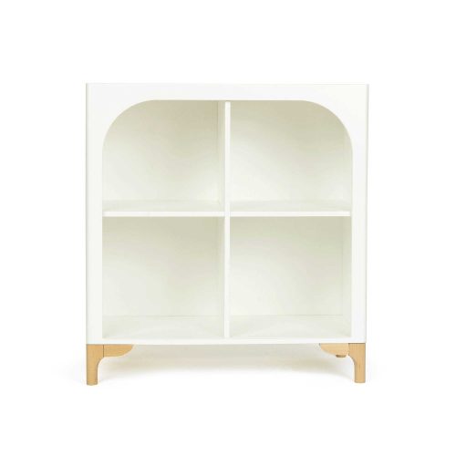 milton and goose archie wood cubby bookshelf