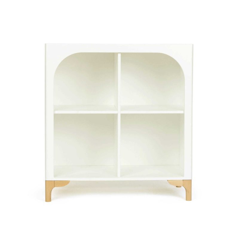 milton and goose archie wood cubby bookshelf