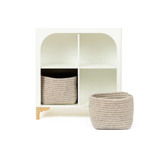 milton and goose archie wood cubby bookshelf stylized