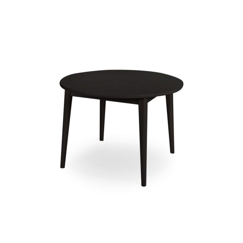 milton and goose crescent table round black