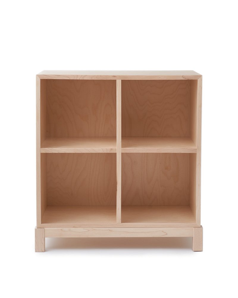 milton and goose cubby bookshelf natural front