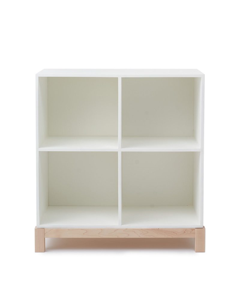 milton and goose cubby bookshelf white front