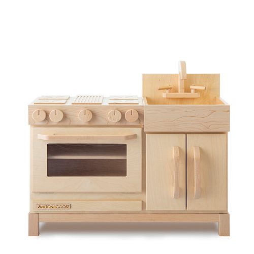 milton and goose essential play kitchen natural front