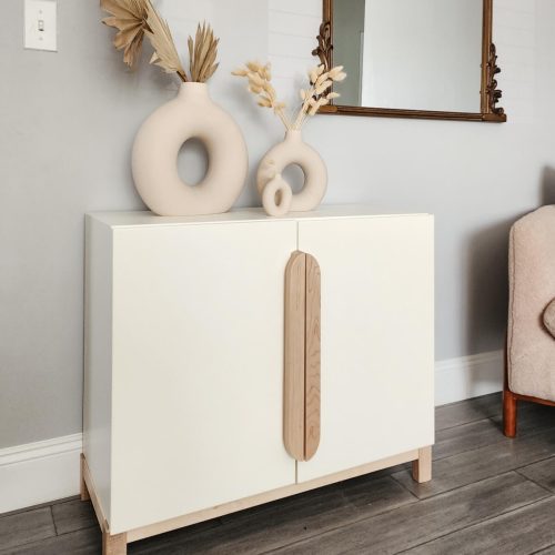 milton and goose terry storage cabinet white lifestyle