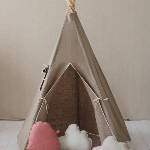 natural linen teepee tent 840963