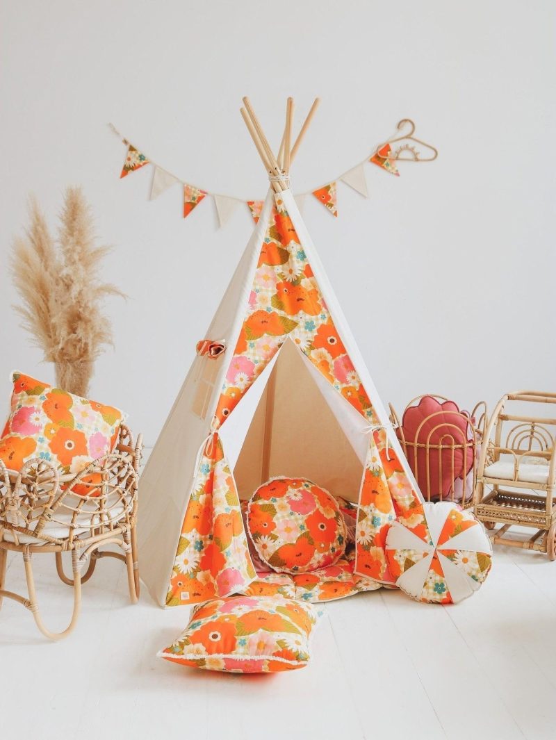 picnic with the flowers teepee and mat set 222652