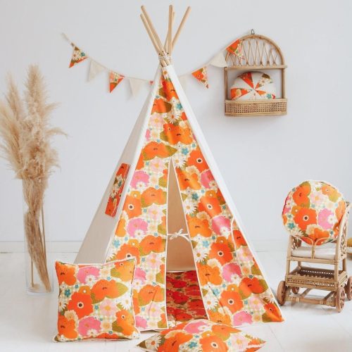 picnic with the flowers teepee and mat set 925215