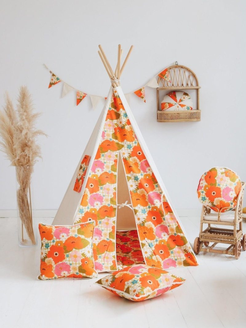 picnic with the flowers teepee and mat set 925215