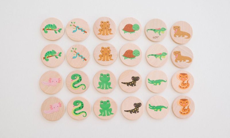 reptiles matching tiles by bannor toys 635740