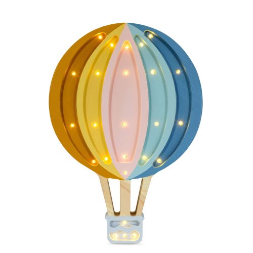 rsz hot air balloon ll027 retro rainbow