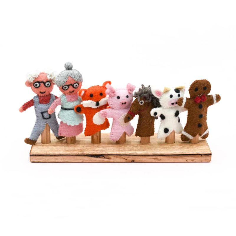 seven finger puppet stand 14