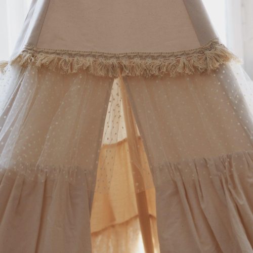 shabby chic teepee tent with frills 764919