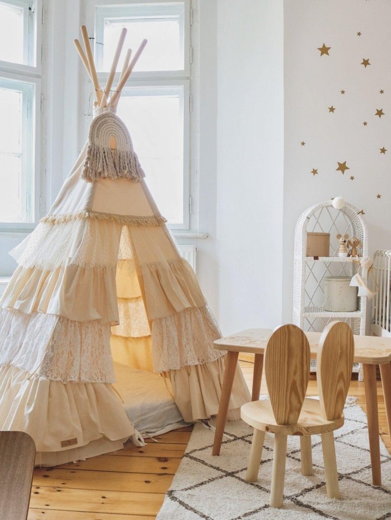 shabby chic teepee tent with frills 772836