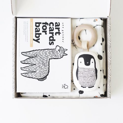 wee gallery organic gift set for babies baby animals 2