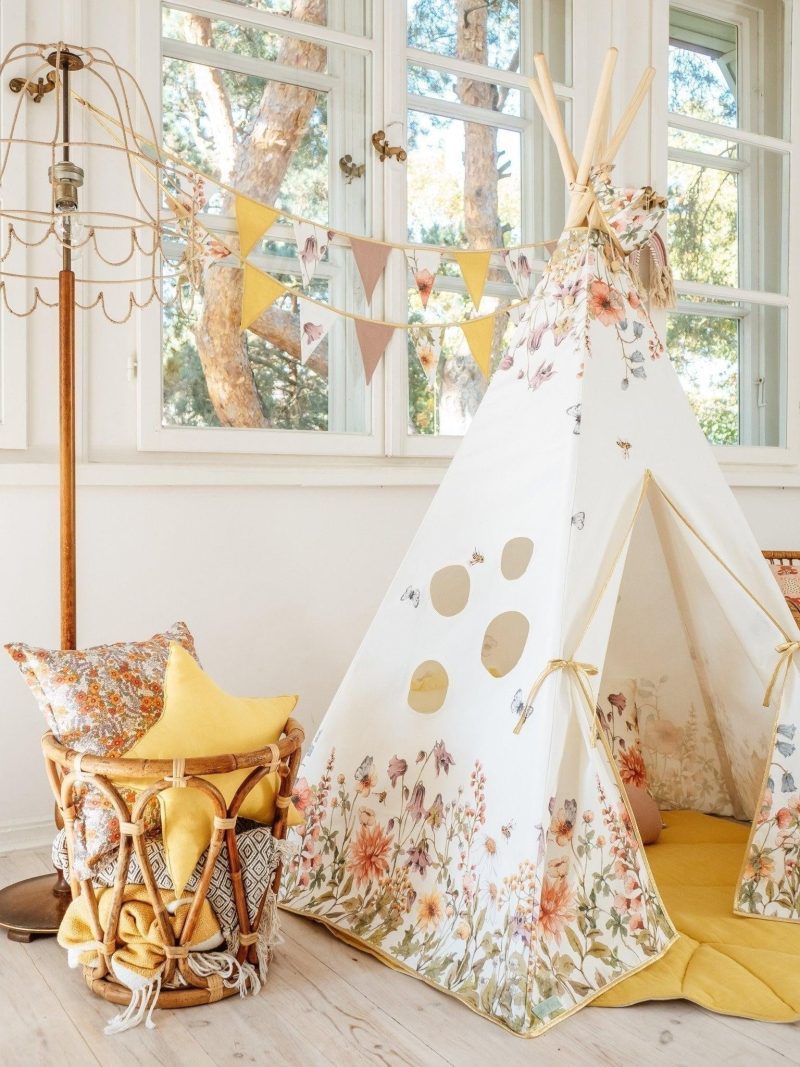 wildflowers teepee and mat set 154375