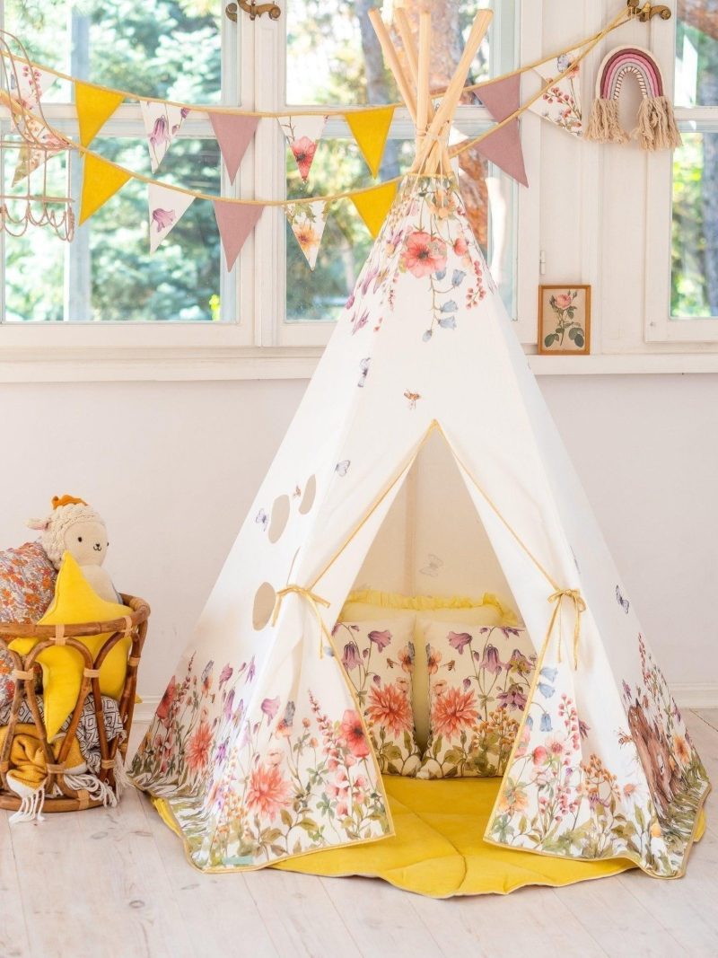 wildflowers teepee and mat set 376074