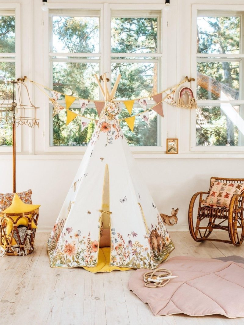 wildflowers teepee and mat set 913604