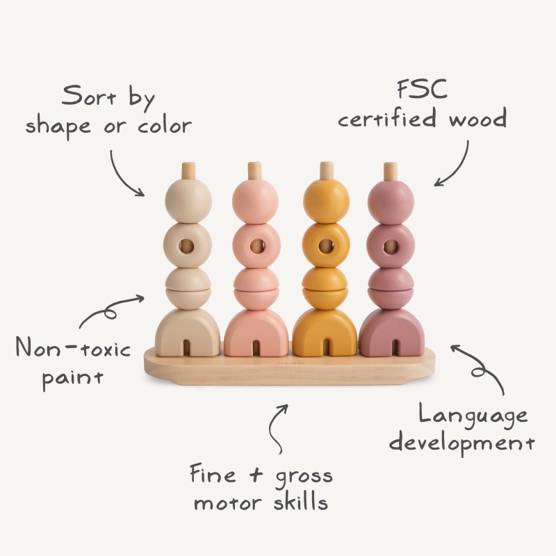 wooden stacker info