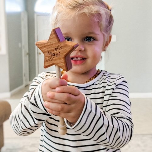 wooden star wand by bannor toys 579913